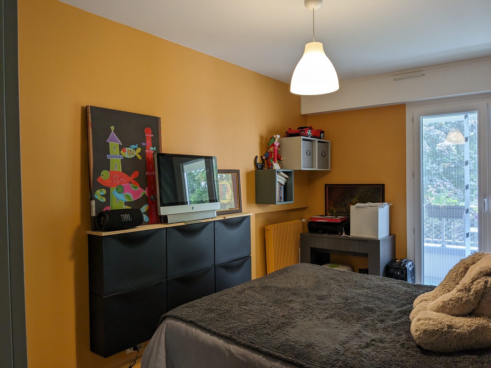 Chambre parentale — mur mangue