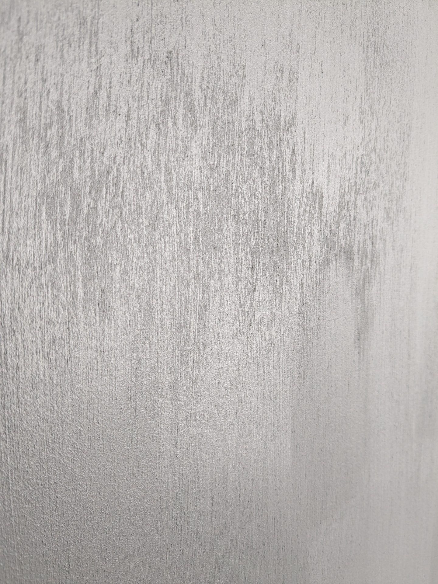 Peinture décorative — gros plan effet brossé gris perle argenté
